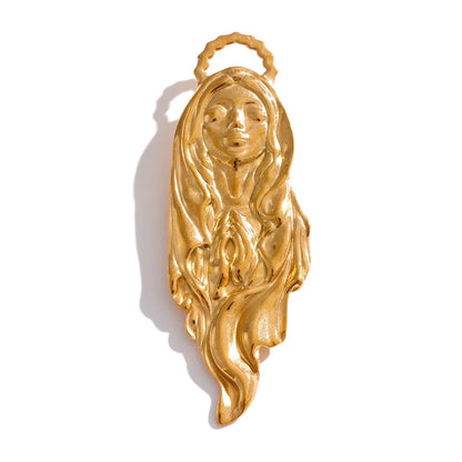 Virgin Mary Brooch