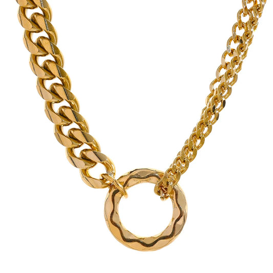 Gold Chain Statement Necklace