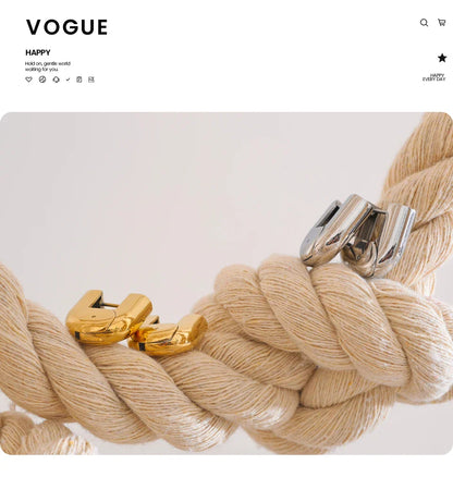 U Shaped earrings