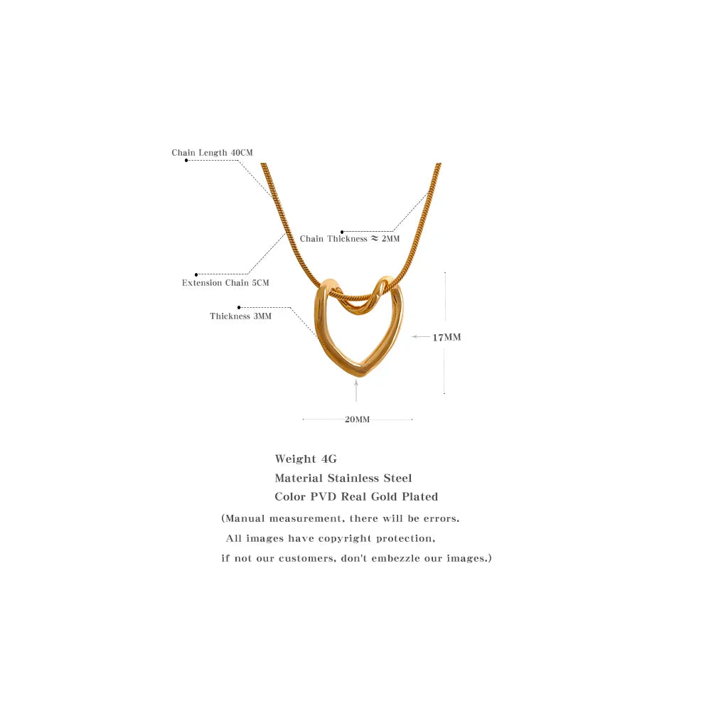 Necklace Heart Shape