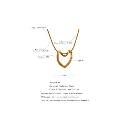 Necklace Heart Shape