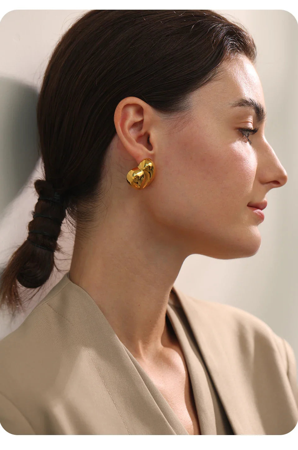 heart earrings