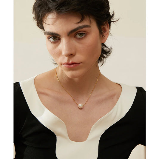 Single Pearl Necklace