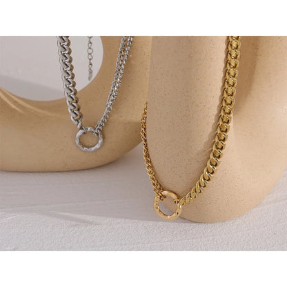 Gold Chain Statement Necklace