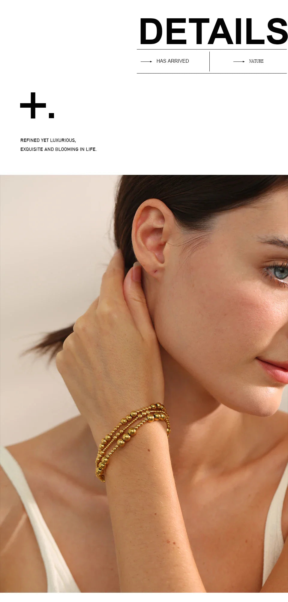 Gold Bead Bracelet