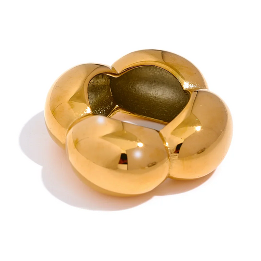 Flower Band Ring