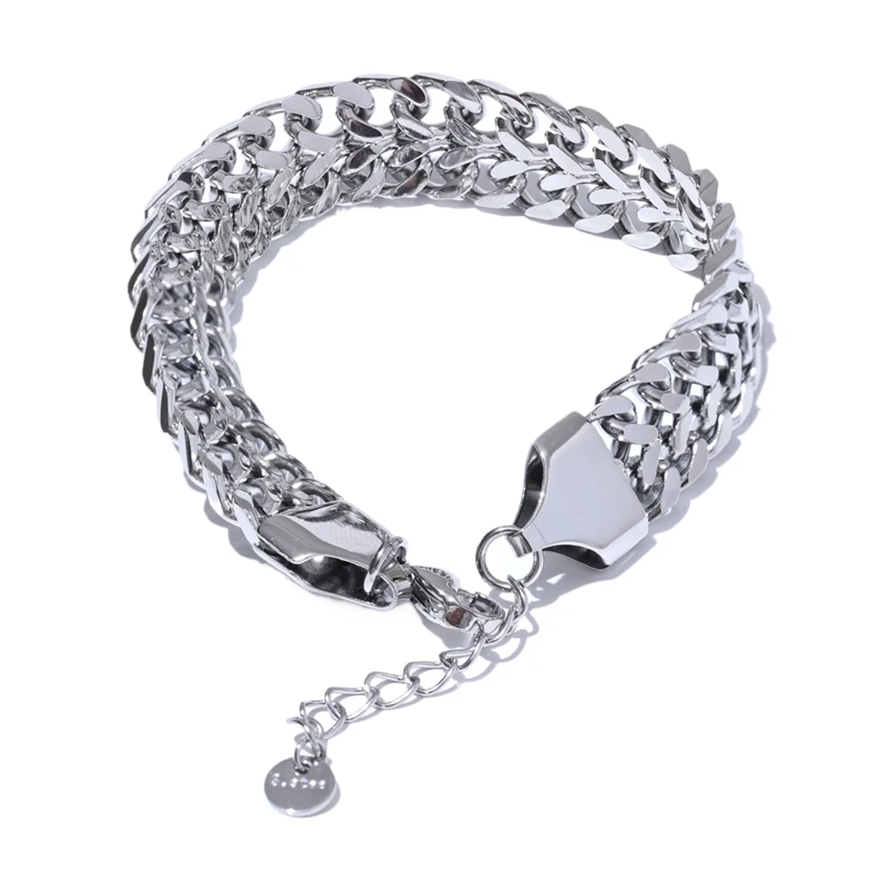 Refined Wide Cuban Chain Bracelet