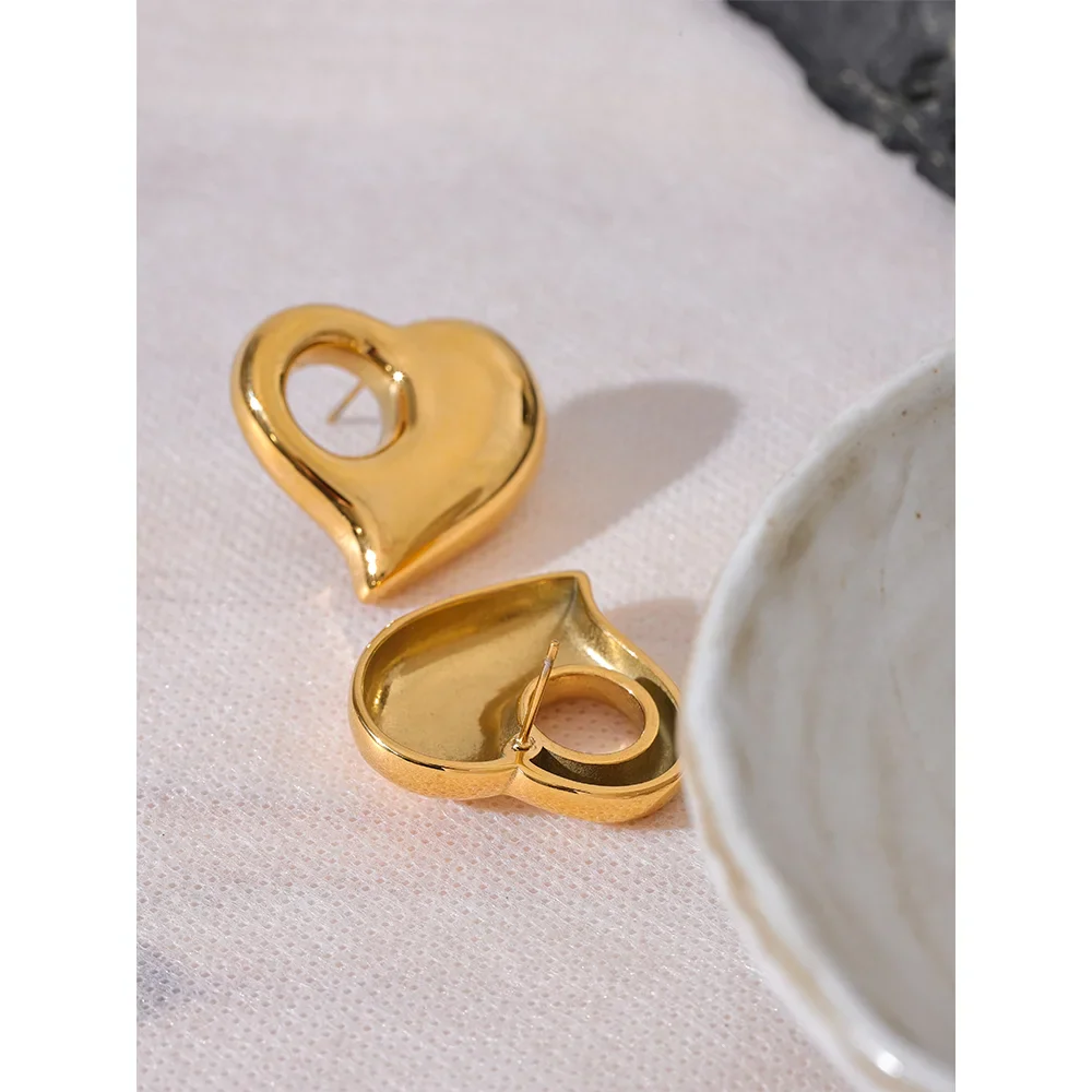 Heart Ear Studs
