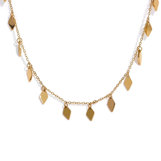 Rhombus Chain Necklace