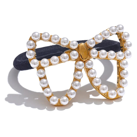 Pearl Bowknot Hairpin