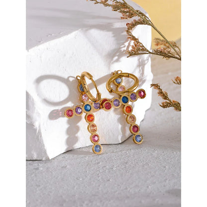 Cross earrings