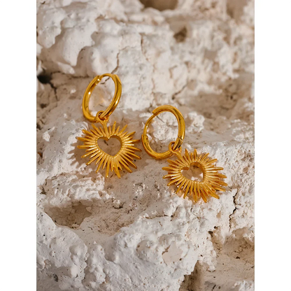 Sun Gold  Drop Earrings