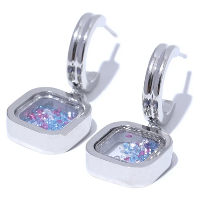 Crystal Drop Dangle Earrings