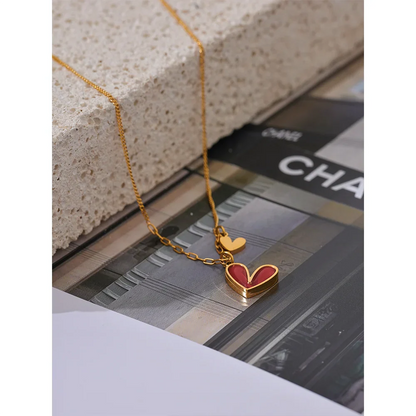 Red Heart Necklace
