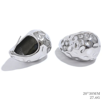 Water Drop Fashion Hollow Stud Earrings