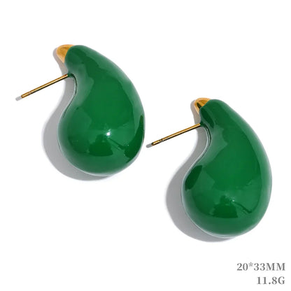 Water Drop Fashion Hollow Stud Earrings