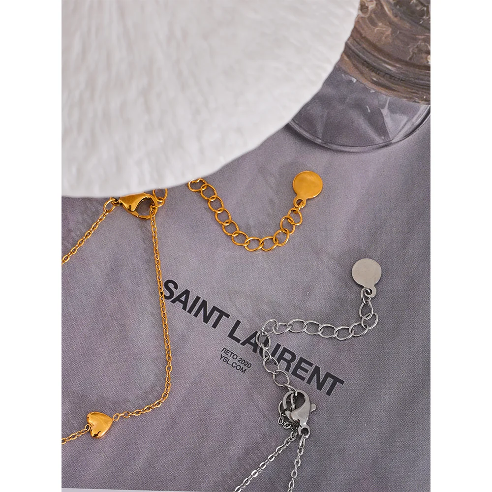 Tiny Gold Heart Necklace
