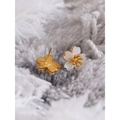 Flower Earrings Studs