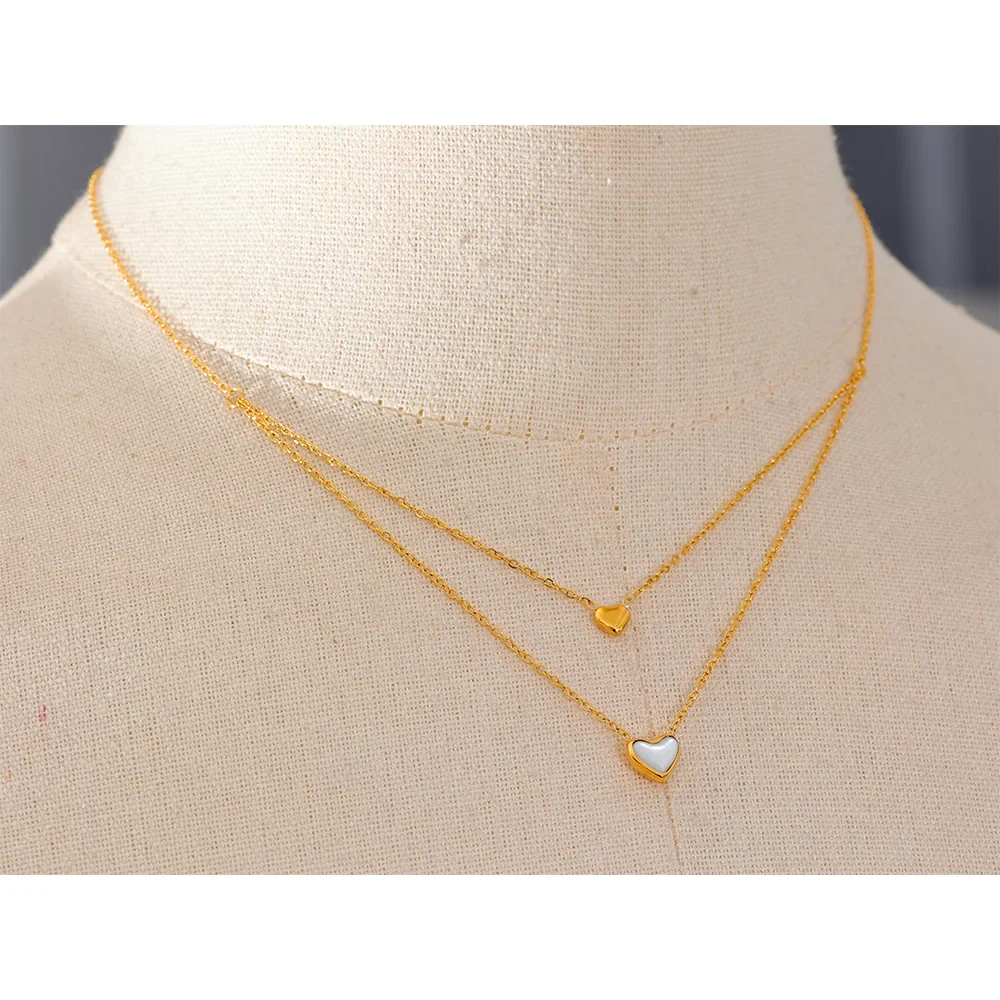 Double Heart Necklace