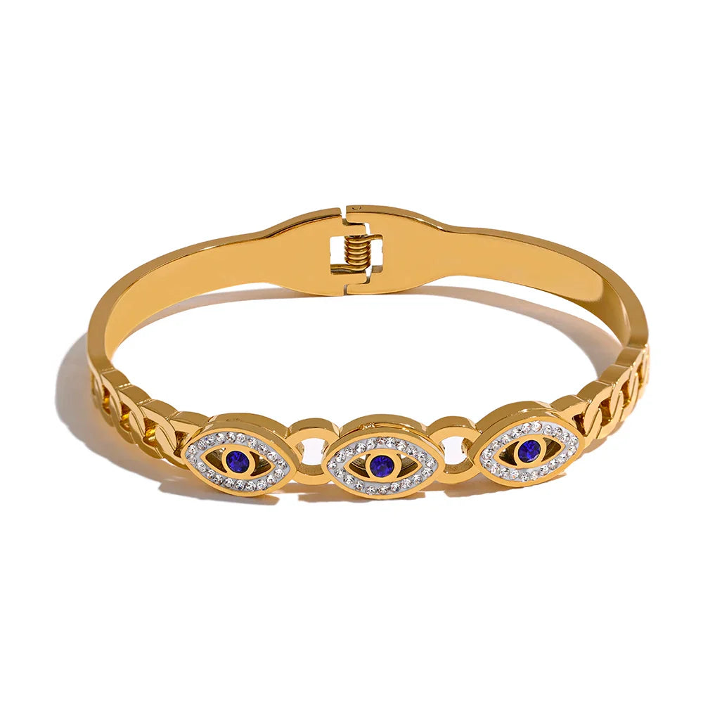 Blue Evil Eye Bracelet