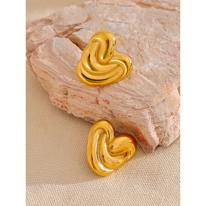 Heart studs