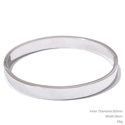 Wide Round Bracelet