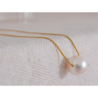 Single Pearl Necklace