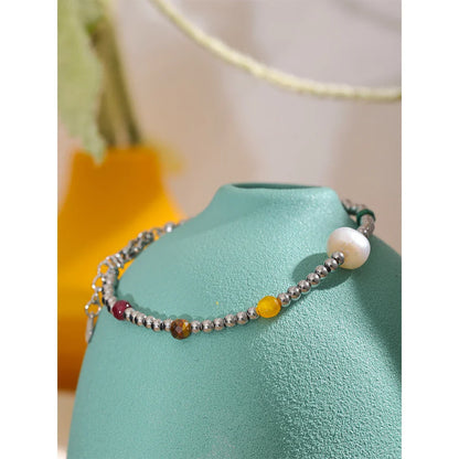 Silver Bead Bracelet