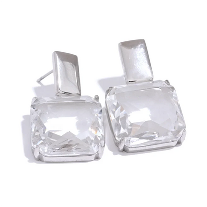 High-Quality Zircon Drop Earrings