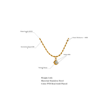 Opalite Stone Necklace