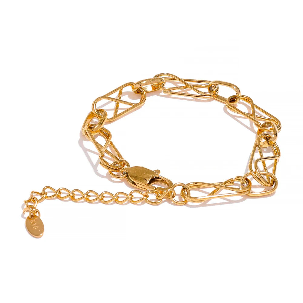 Chain Choker Necklace Bracelet