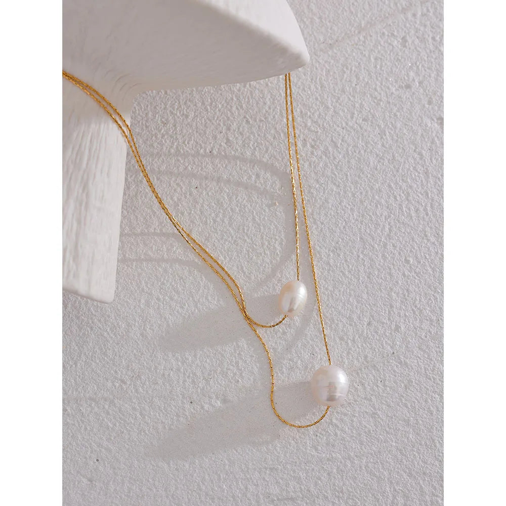Dainty Pearl Necklace