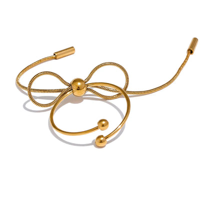 Adjustable Bow Knot Ring