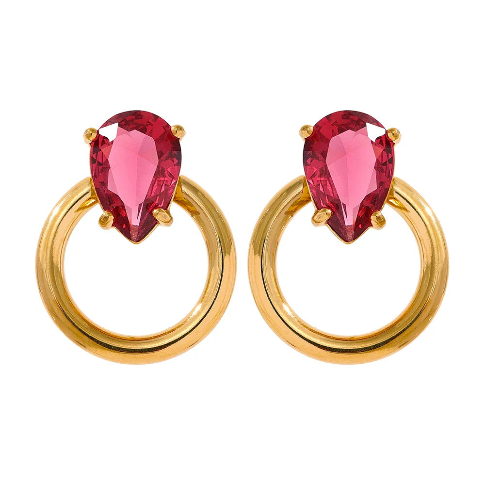Zircon Stud Earrings