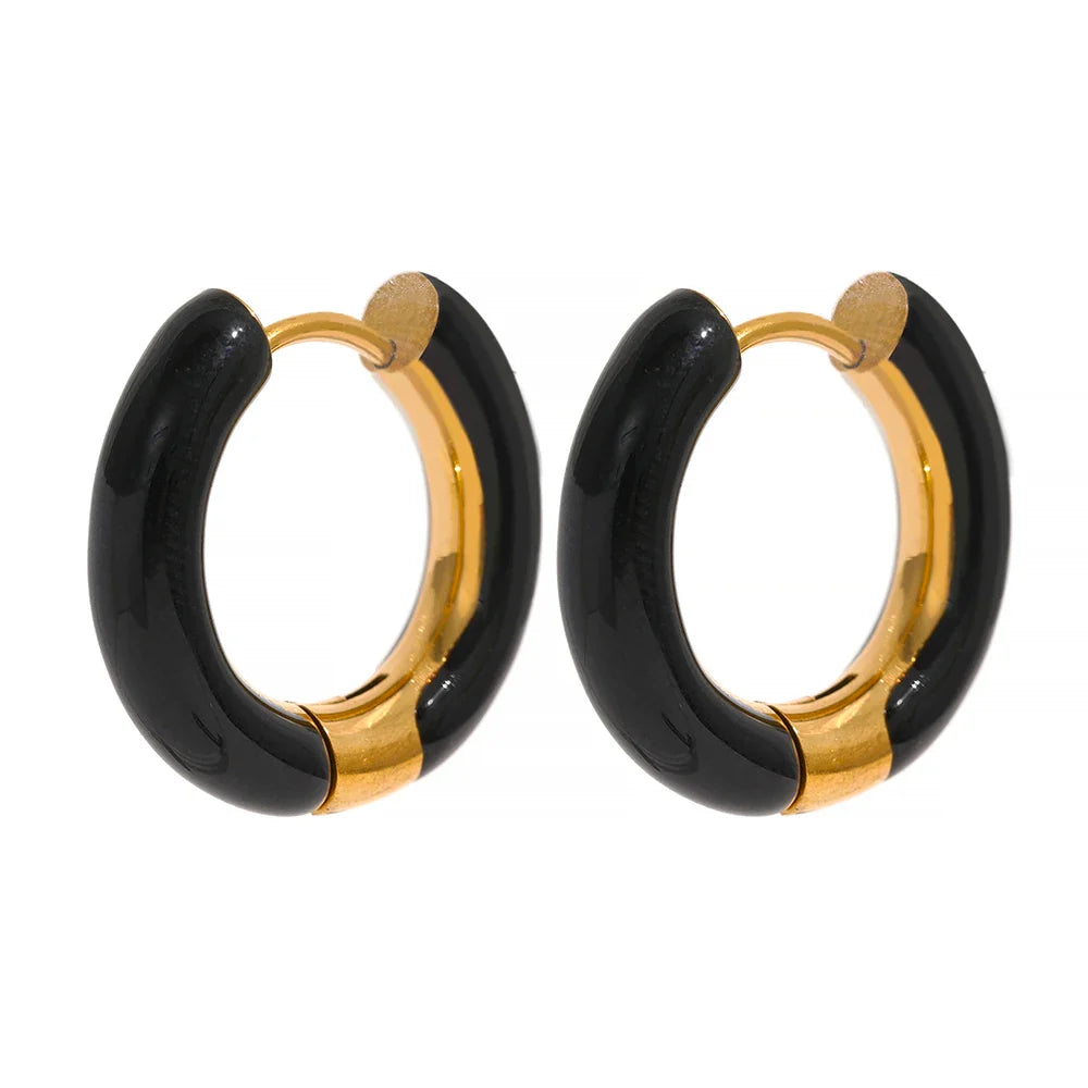 Chunky Hoop Earrings