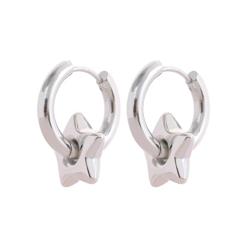 Moon And Star Earrings