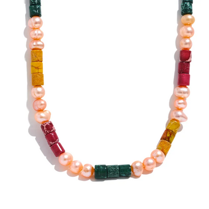 Pink Pearl Necklace