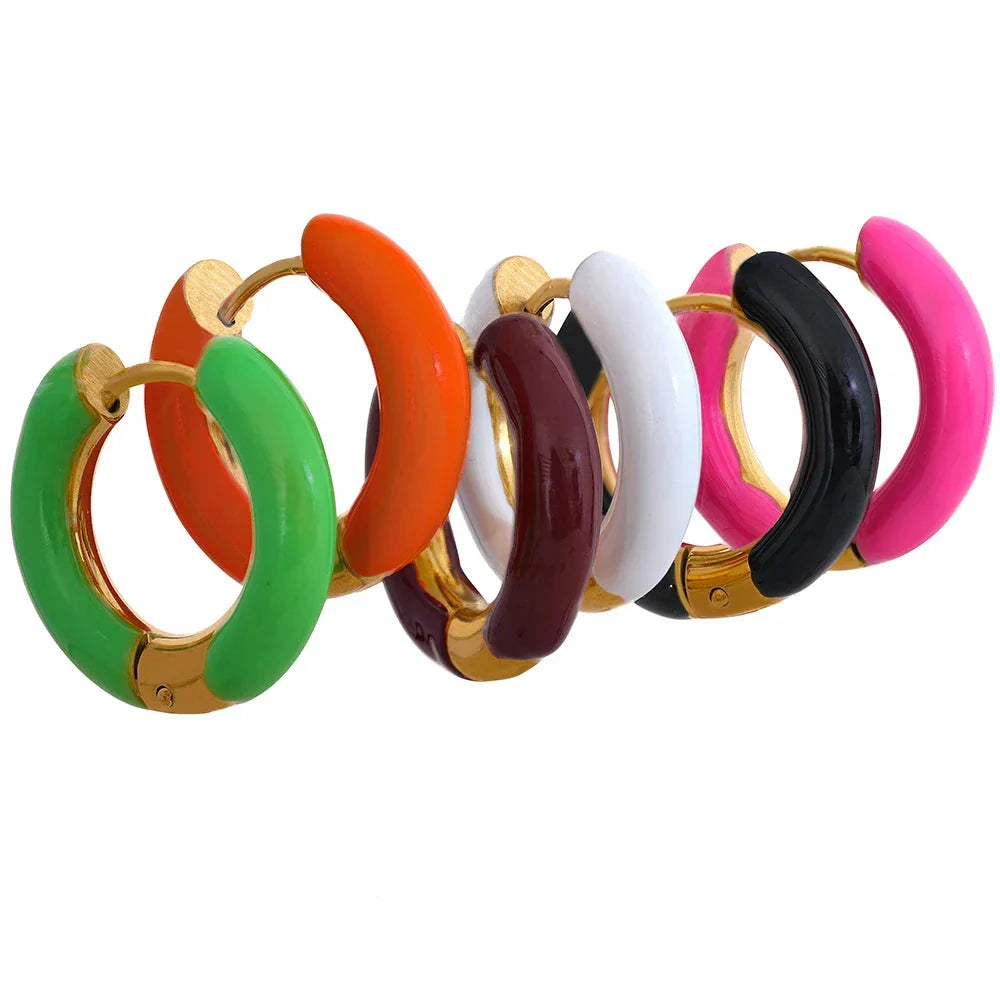 Chunky Hoop Earrings