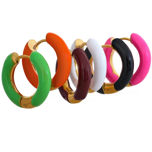 Chunky Hoop Earrings
