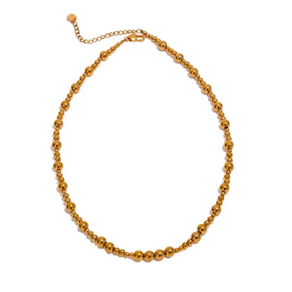 Gold Ball Chain Necklace