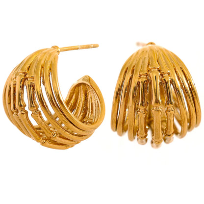 Chunky Hoop Earrings