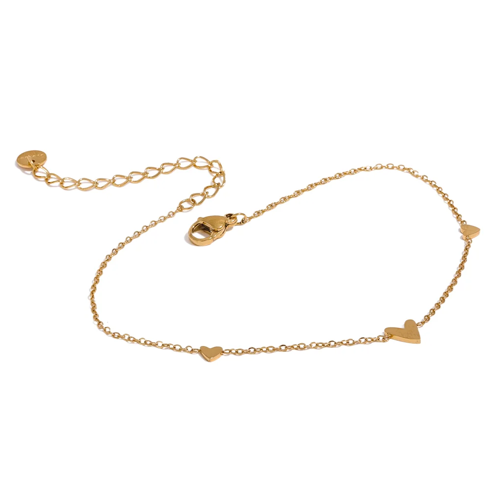 Heart Chain Anklet