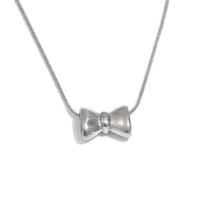 Bow Knot Pendant Necklace