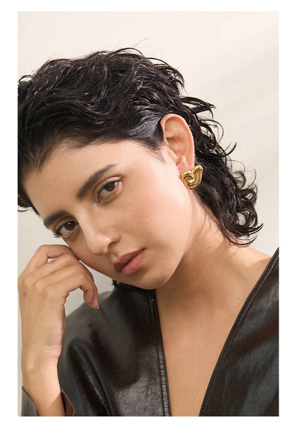 Heart studs