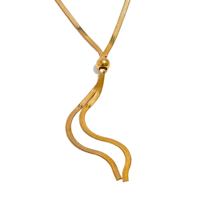 Long Snake Chain Necklace
