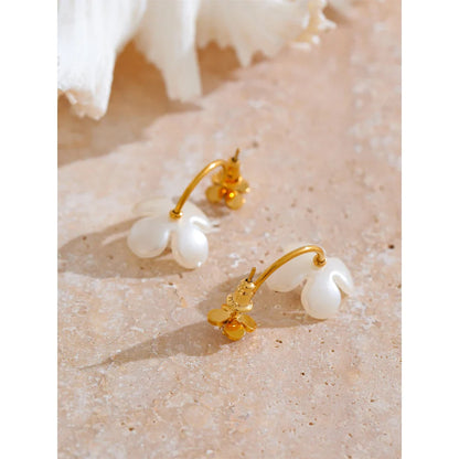 Flower Drop Earrings