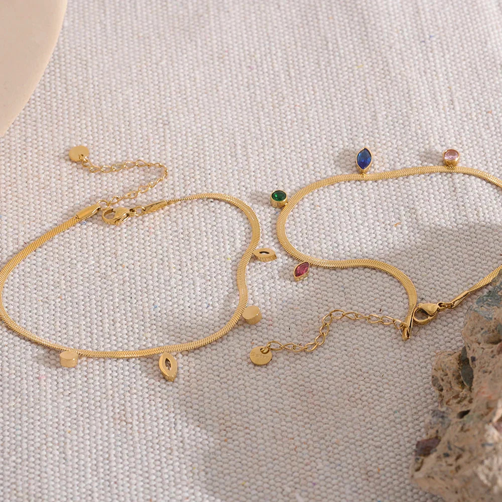 18k Gold Anklet