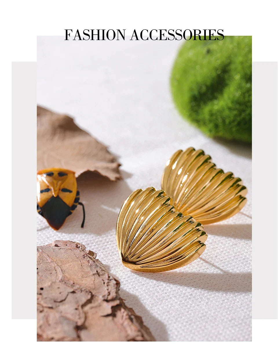 Heart Stud Earrings