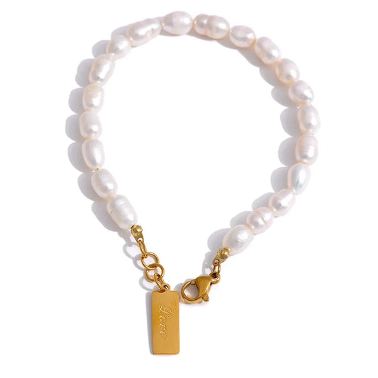 White Bead Necklace