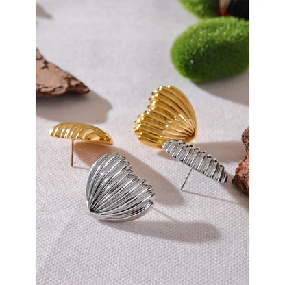 Heart Stud Earrings